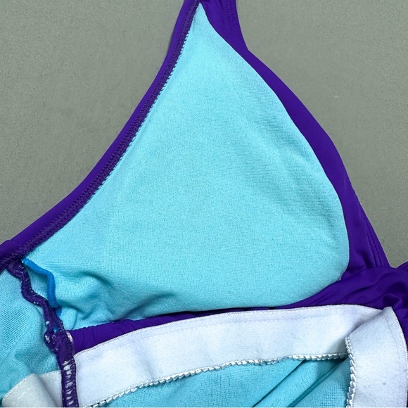 ATHLETA Shirrendipity rich purple tankini top, S. - Picture 5 of 6